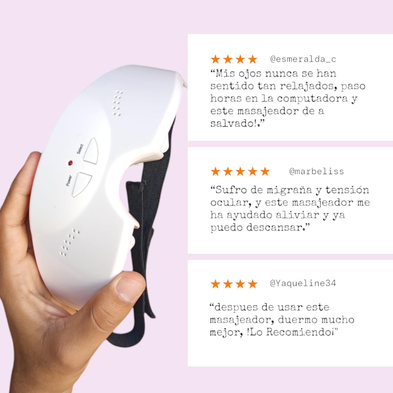 Renueva Tu Mirada 🤩 Masajeador Ocular Multi-Función