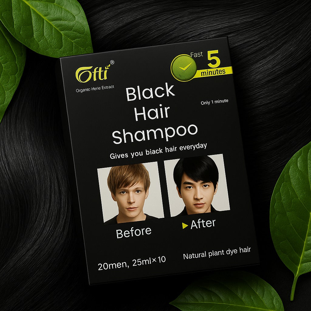 DEJA QUE TU CABELLO LUZCA JOVEN EN 5 MIN 👨🏽🦱 Shampoo Hair Black - Brown