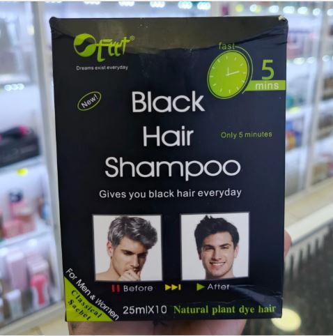 DEJA QUE TU CABELLO LUZCA JOVEN EN 5 MIN 👨🏽🦱 Shampoo Hair Black - Brown